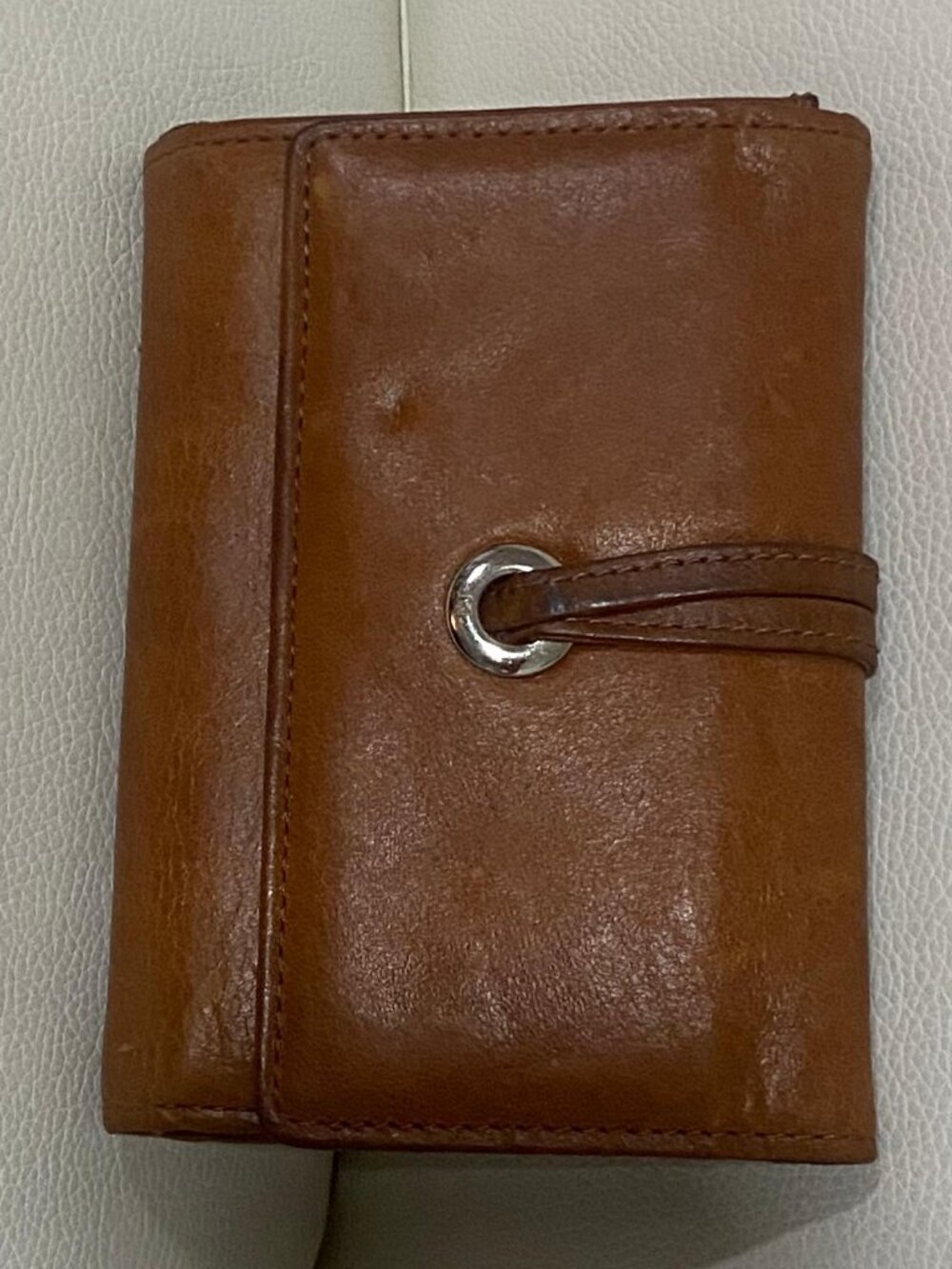 Soft Genuine Leather Small Trifold Wallet